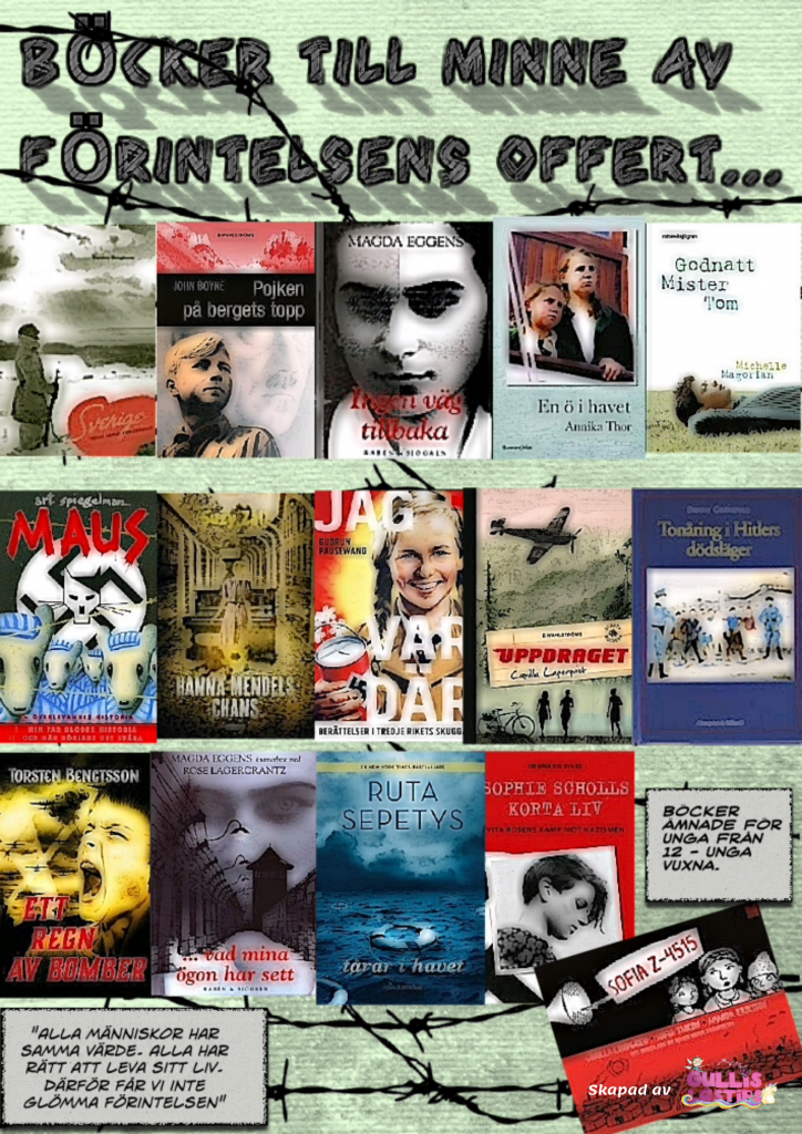 Böcker till minne av förintelsens offer - unga vuxna